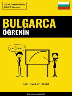 Bulgarca Öğrenin - Hızlı / Kolay / Etkili: 2000 Temel Kelime