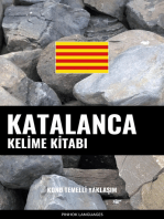 Katalanca Kelime Kitabı: Konu Temelli Yaklaşım