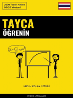 Tayca Öğrenin - Hızlı / Kolay / Etkili: 2000 Temel Kelime