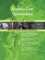 Business Cost Optimization A Complete Guide - 2019 Edition