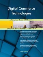 Digital Commerce Technologies A Complete Guide - 2019 Edition