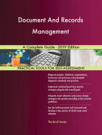 Document And Records Management A Complete Guide - 2019 Edition