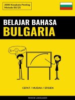 Belajar Bahasa Bulgaria - Cepat / Mudah / Efisien: 2000 Kosakata Penting