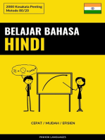 Belajar Bahasa Hindi - Cepat / Mudah / Efisien: 2000 Kosakata Penting