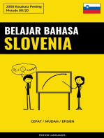Belajar Bahasa Slovenia - Cepat / Mudah / Efisien: 2000 Kosakata Penting