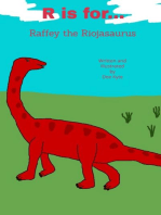 R is for... Raffey the Riojasaurus