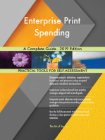 Enterprise Print Spending A Complete Guide - 2019 Edition
