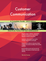 Customer Communication A Complete Guide - 2019 Edition