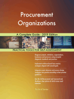 Procurement Organizations A Complete Guide - 2019 Edition