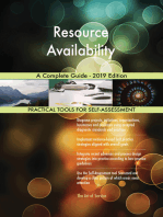 Resource Availability A Complete Guide - 2019 Edition