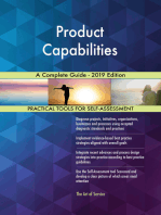 Product Capabilities A Complete Guide - 2019 Edition