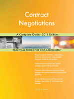 Contract Negotiations A Complete Guide - 2019 Edition