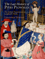 The Lost History of "Piers Plowman": The Earliest Transmission of Langland's Work