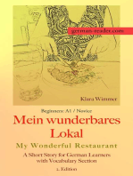 German Reader, Level 1 Beginners (A1): Mein wunderbares Lokal: German Reader, #2