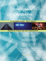 Intelligence Capabilities A Complete Guide - 2019 Edition