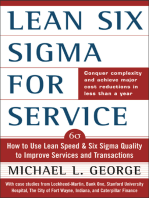 Lean Six Sigma for Service (PB): How to Use Lean Speed and Six Sigma Quality to Improve Services and Transactions