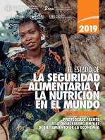 El estado de la seguridad alimentaria y nutrición en el mundo 2019