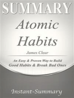 Summary of Atomic Habits: By James Clear - An Easy & Proven Way to Build Good Habits & Break Bad Ones