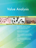 Value Analysis A Complete Guide - 2019 Edition