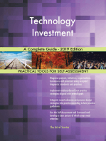 Technology Investment A Complete Guide - 2019 Edition
