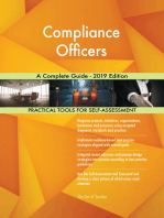 Compliance Officers A Complete Guide - 2019 Edition