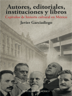 Autores, editoriales, instituciones y libros.: Estudios de historia intelectual