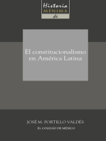 Historia mínima del constitucionalismo en América latina