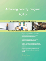 Achieving Security Program Agility A Complete Guide - 2019 Edition