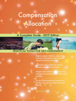 Compensation Allocation A Complete Guide - 2019 Edition
