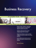 Business Recovery A Complete Guide - 2019 Edition