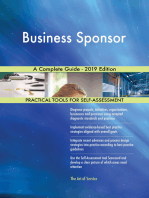 Business Sponsor A Complete Guide - 2019 Edition
