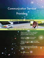 Communication Service Providers A Complete Guide - 2019 Edition