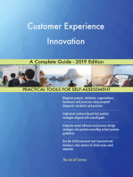 Customer Experience Innovation A Complete Guide - 2019 Edition