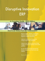 Disruptive Innovation ERP A Complete Guide - 2019 Edition