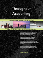 Throughput Accounting A Complete Guide - 2019 Edition