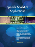Speech Analytics Applications A Complete Guide - 2019 Edition