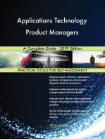 Applications Technology Product Managers A Complete Guide - 2019 Edition