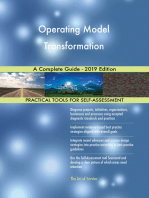 Operating Model Transformation A Complete Guide - 2019 Edition