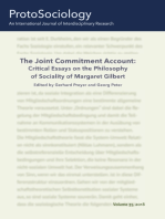 The Joint Commitment Account: Critical Essays on the Philosophy of Sociality of Margaret Gilbert with Her Comments: ProtoSociology Vol. 35