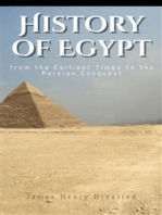 A History of Egypt from the Earliest Times to the Persian Conquest