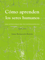 Cómo aprenden los seres humanos: Una aproximación psicopedagógica