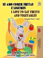 I love to Eat Fruits and Vegetables (Portuguese English Bilingual Book - Brazil): Portuguese English Bilingual Collection
