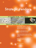 Strategic Vendors A Complete Guide - 2019 Edition