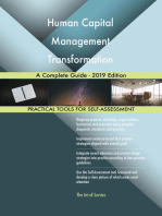 Human Capital Management Transformation A Complete Guide - 2019 Edition