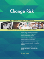 Change Risk A Complete Guide - 2019 Edition