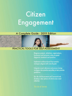 Citizen Engagement A Complete Guide - 2019 Edition