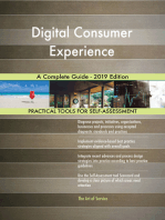 Digital Consumer Experience A Complete Guide - 2019 Edition