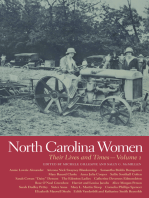 North Carolina Women: Their Lives and Times, Volume 1