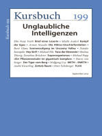Kursbuch 199: Unglaubliche Intelligenzen
