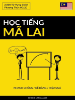 Học Tiếng Mã Lai - Nhanh Chóng / Dễ Dàng / Hiệu Quả: 2.000 Từ Vựng Chính